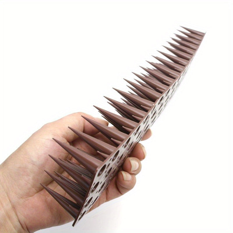 Bird Spikes, 4 Row Fence Balcony Window Sill Ledge for Garden, Yard and Pest Management, with the Listed Configuration — imag