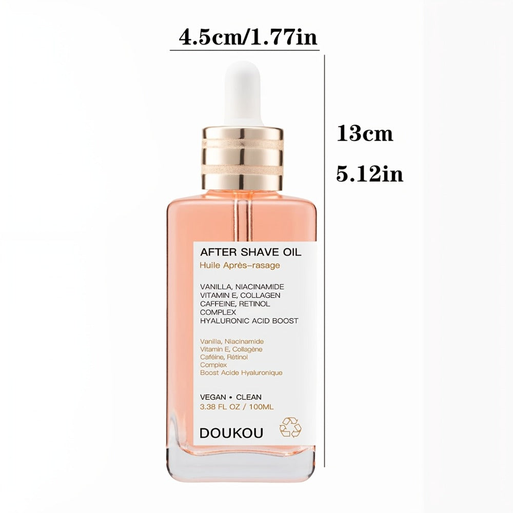 Aftershave Oil for Men Vanilla Scent – Hyaluronic Acid Collagen Vitamin E Retinol Niacinamide Caffeine — image 5