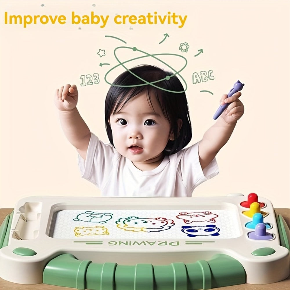 Kids Drawing Board with 4 Stamps 4 Holders and 1 Pen Educational Doodle with the Listed Color, Size or Set Options for Everyd