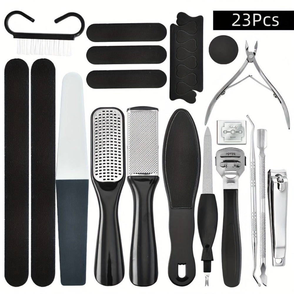 Pedicure Tool Set Stainless Steel Professional Foot Care Kit Dead Skin Callus Remover Nail Cuticle Tools — image 12