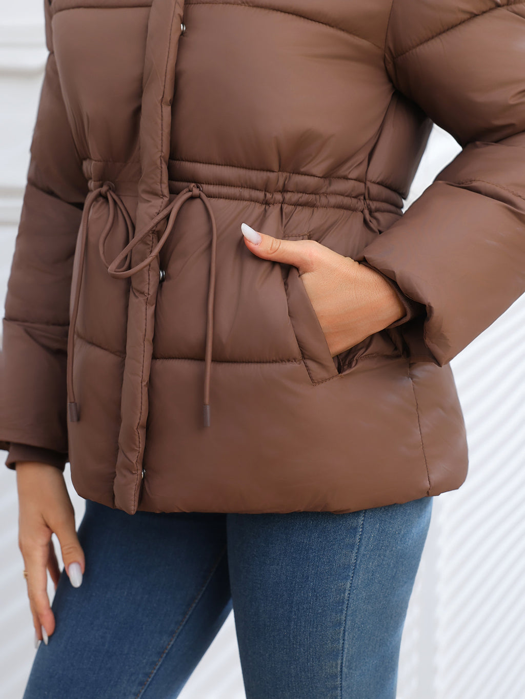 Women Puffer Coat Cotton-padded Jacket Cotton-padded