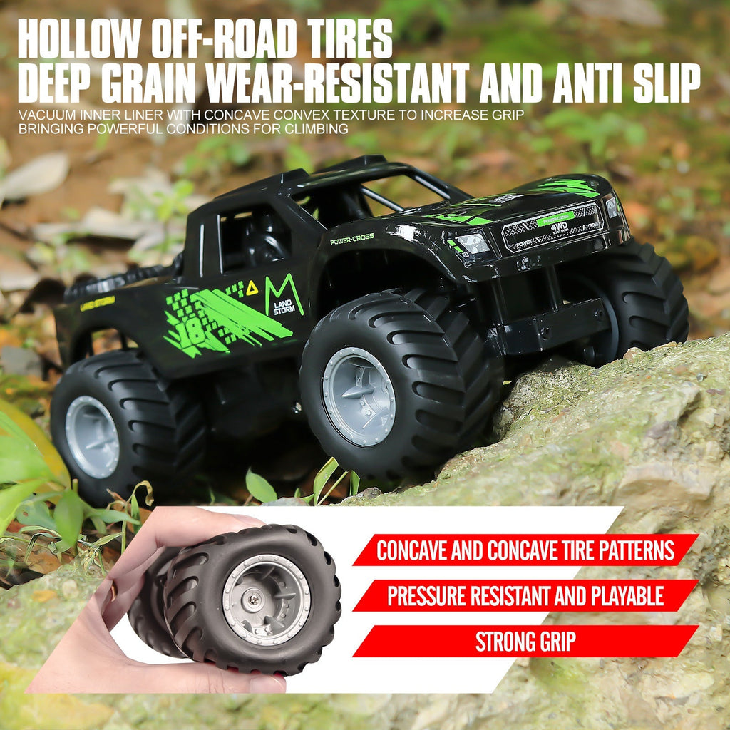 RC Monster Truck or Pickup 1:16 Scale in Five Body and Color Styles with 4WD Layout and Two Rechargeable Batteries — image 20