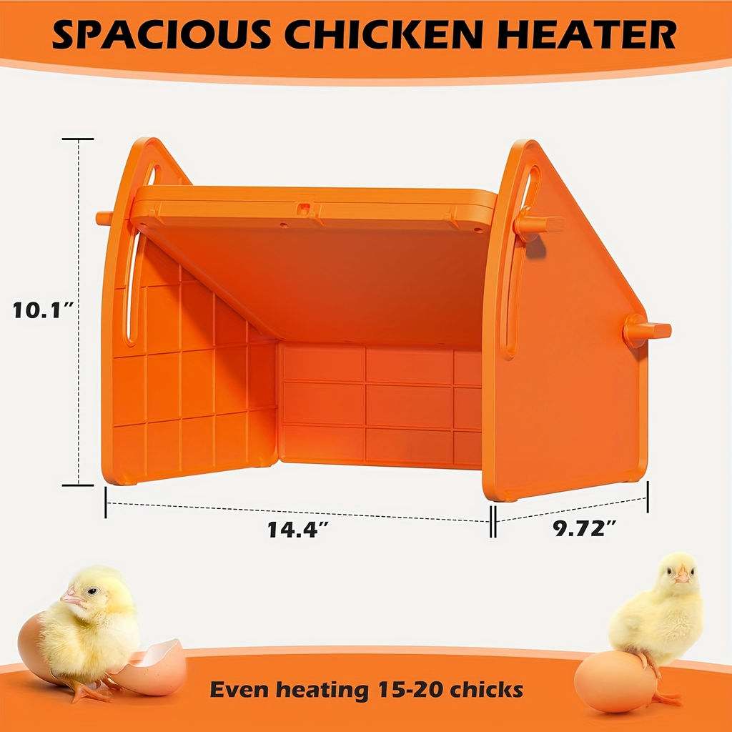 Chick Brooder Plate with Adjustable Height for Up to 10 Chicks, Poultry Warmer for Ducklings, Turkeys — image 8