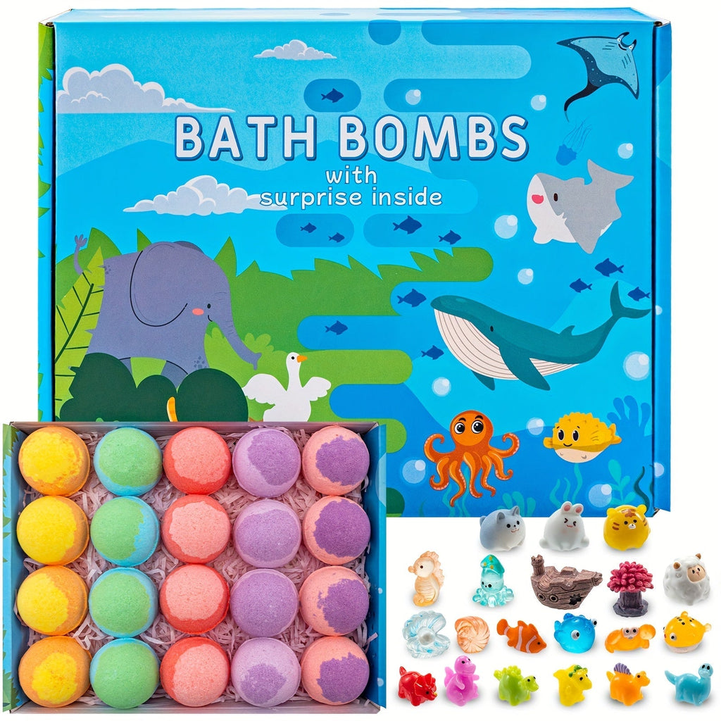 Kids Bath Bombs with Surprise Inside 20 Pack – Fizzy Bath Balls with Hidden Toy for Boys Girls Toddlers — image 10