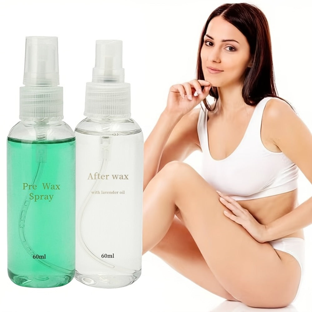 Pre & Post Wax Oil Spray for Hair Removal – Moisturizing Waxing Treatment for Legs Underarms Face & Bikini Line — image 1