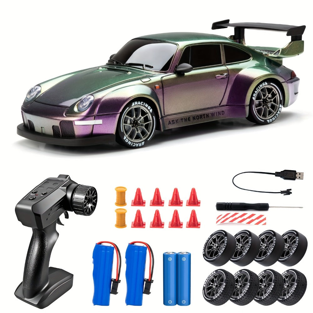 RC Drift Car S814 1:24 Scale Sports Car with Remote Controller, Display Cones and Five Color Selections — image 10