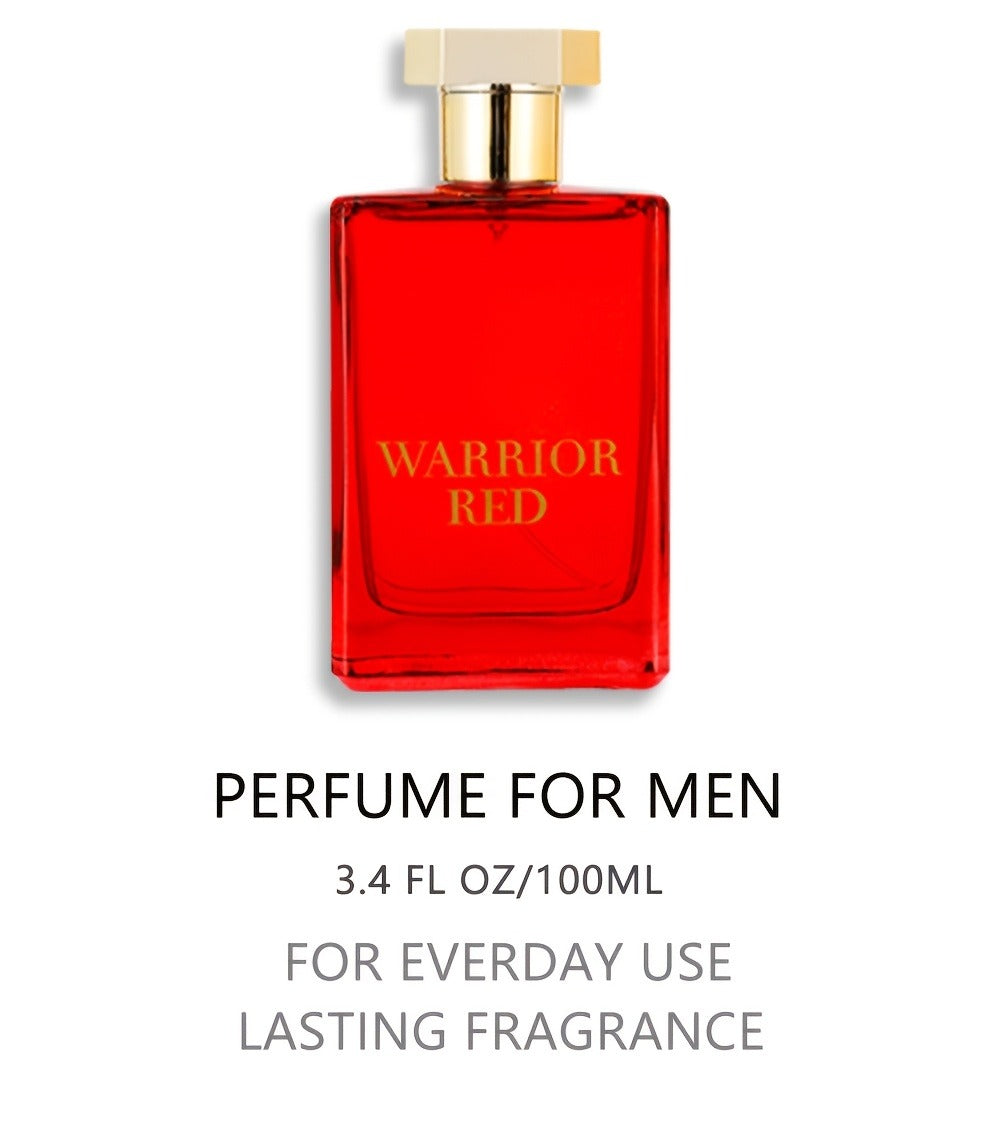 Eau de Toilette Warrior Blue 100ml Spray for Men with Single Bottle or Three-Piece Color Gift Set — image 12