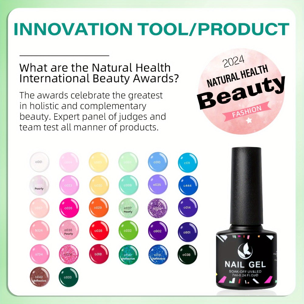 Gel Nail Polish 8-Color Rhapsody Pastel Set with Soft Muted Tones for All-Season UV/LED Soak-Off Nail Art — image 2