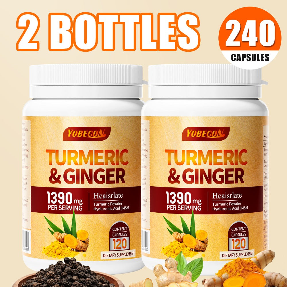 Turmeric Supplement with Black Pepper, Sports Recovery, Skin Health & Digestion Support for Women & Men — image 6