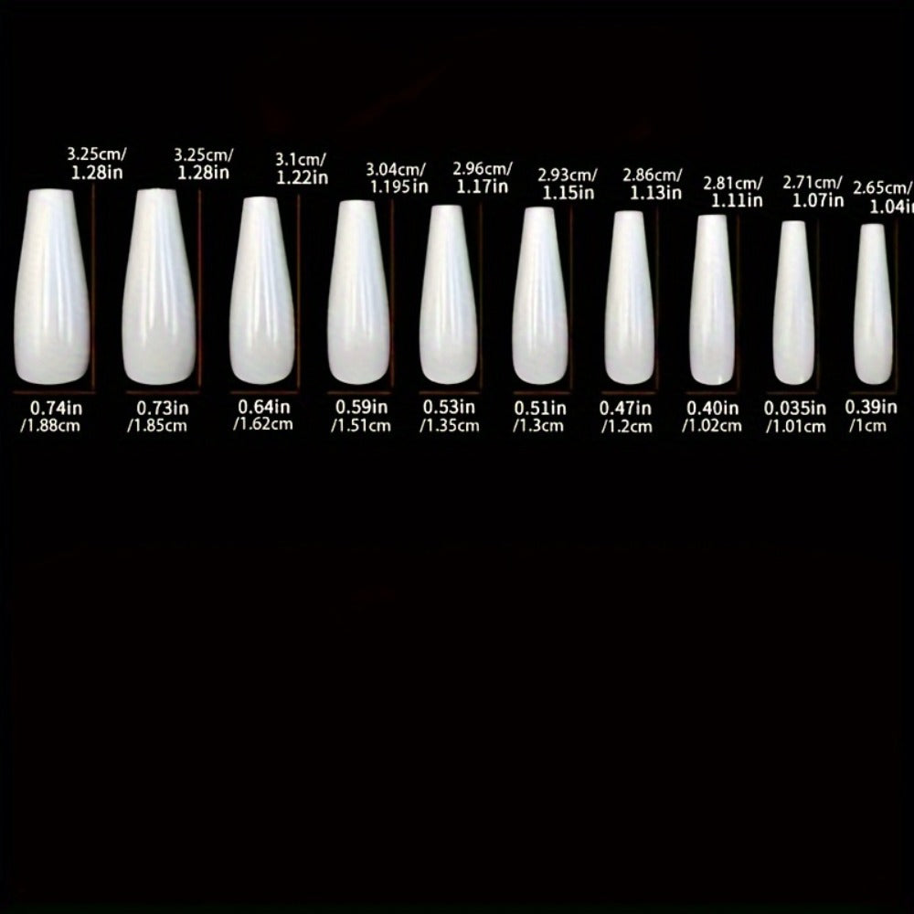 120-Piece Extra-Long Press On Nails Set in Five Boxes with Cosmic and Floral Designs — image 4