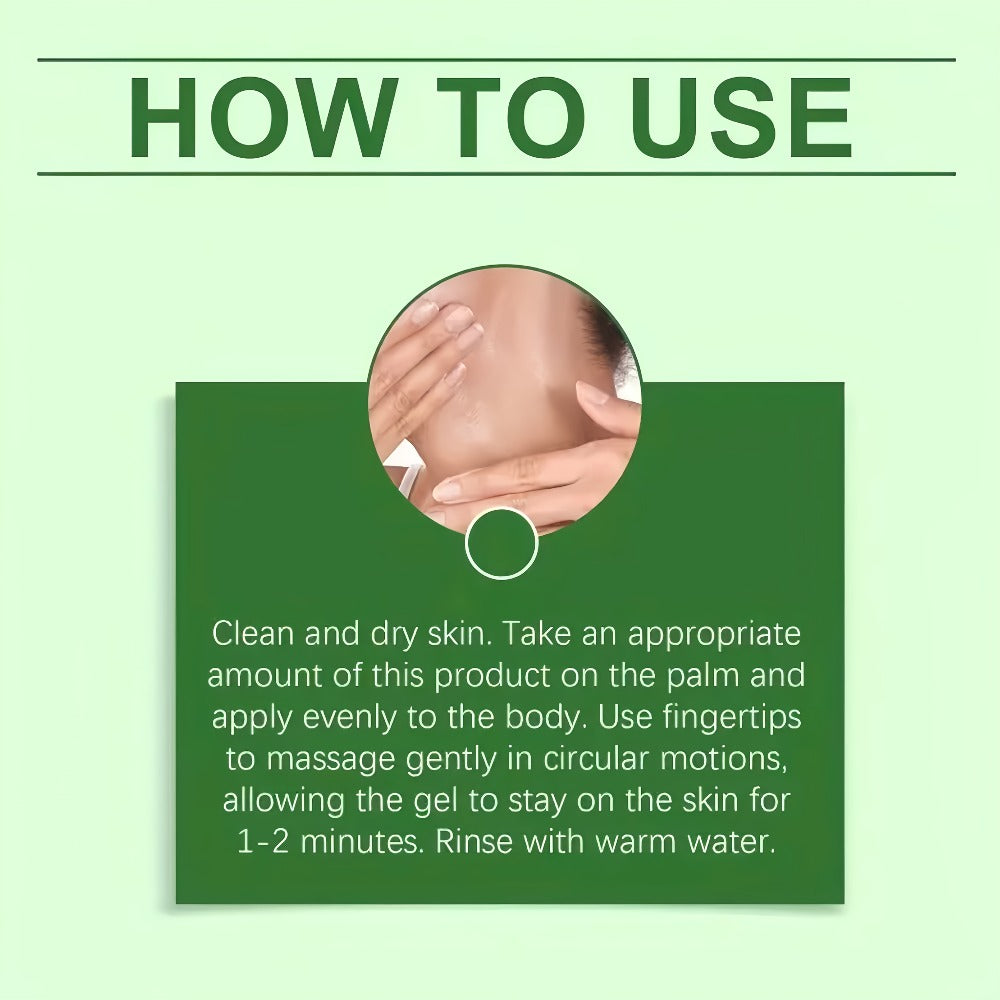 Mandelic Acid AHA Exfoliating Gel & Five-Finger Mud Scrubber Glove 2-Piece Set for Bath Time, Home Spa and Personal Care — im