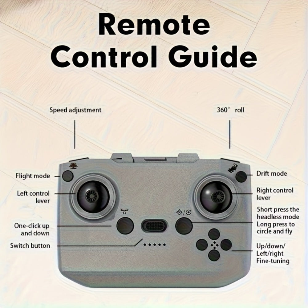 2-in-1 Mini RC Car and Drone Combo Dual Mode Switch One-Touch Takeoff Stable with the Listed Color, Size or Set Options for E