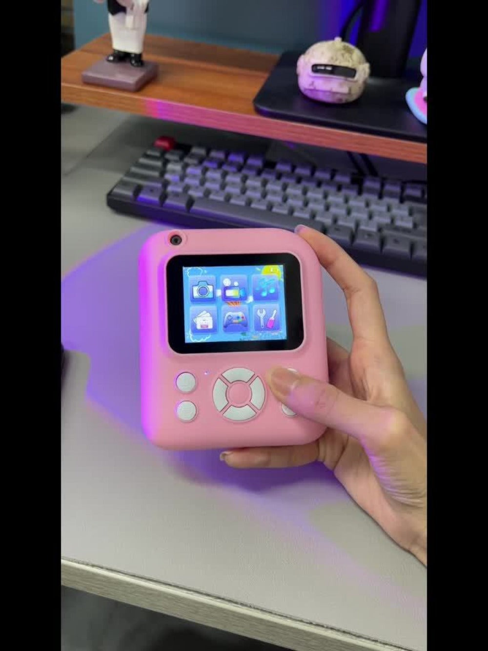 Kids Instant Print Camera 3-in-1 with MP3 & Games, 10x Zoom, 2.4" HD Screen, 32GB Card, Prints Photos in 1 Second — image 14