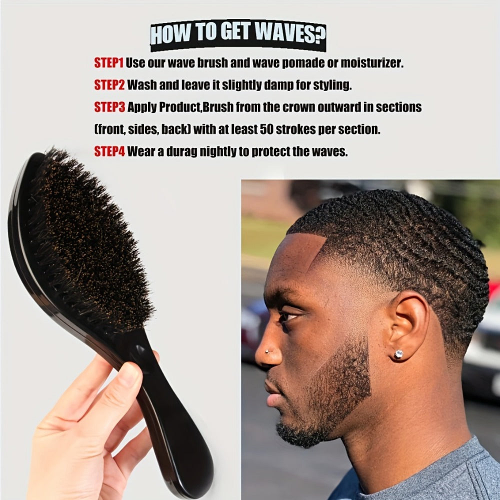 360 Wave Pomade Strong Hold Hair Styling with Jojoba Oil – Frizz Control Moisturizing Formula for Dreads Locks Twists Coily C