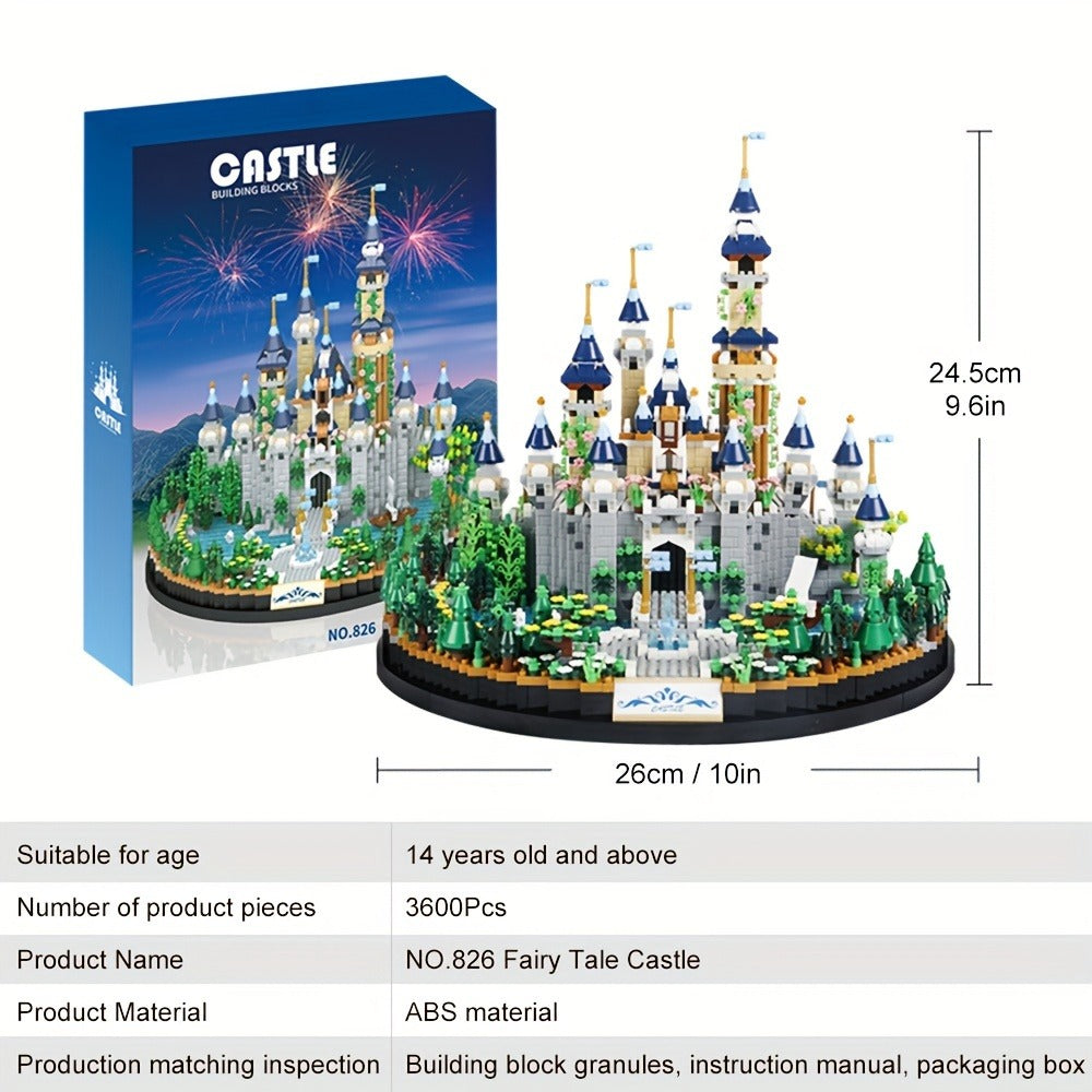 3600PCS Princess Castle Building Blocks Fairytale Palace STEM Micro Brick Architecture Kit for Girls Ages 8+ — image 3