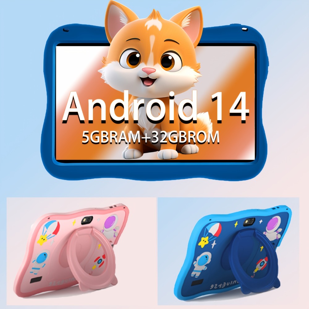 Kids Tablet 7 Inch with Android 14, 5GB RAM, 32GB Built-In Storage, Parental Controls and Included Case — image 2