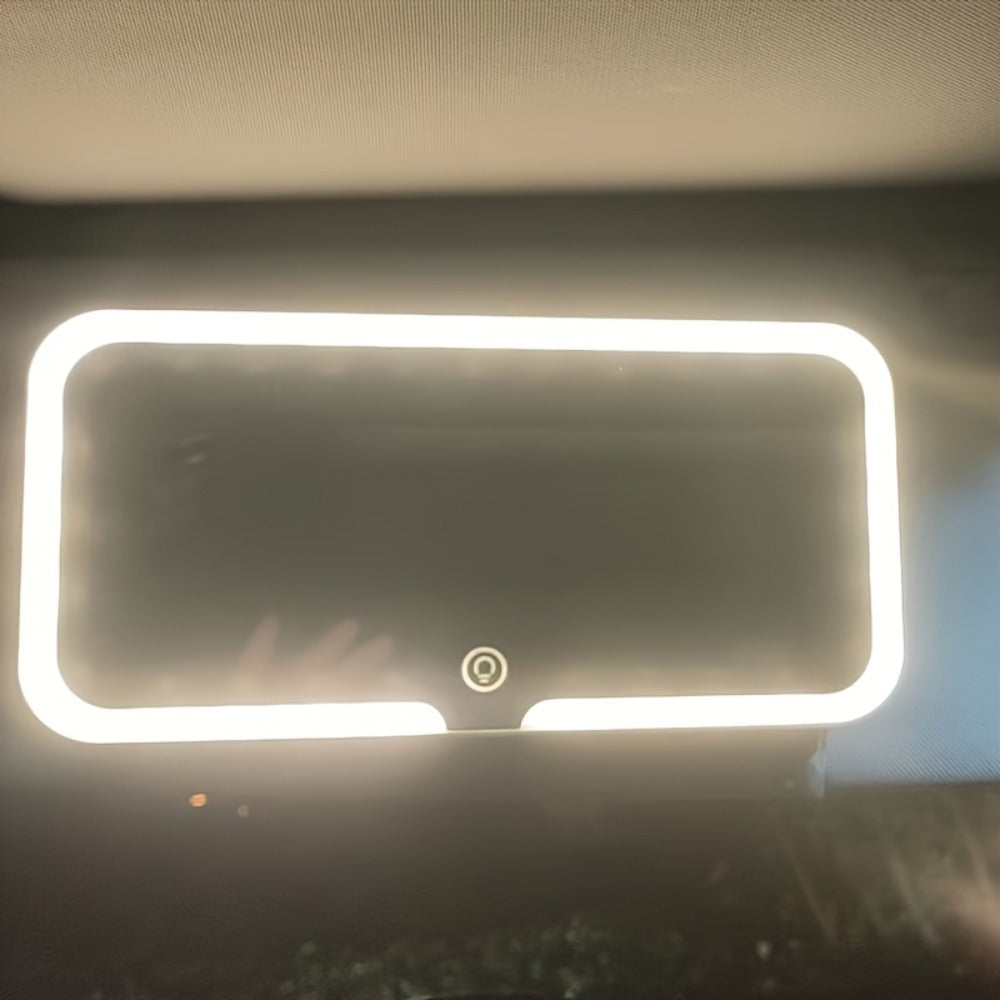 LED Car Vanity Mirror with Lights for Sun Visor, for Daily Driving, Commuting and Road Trips — image 3
