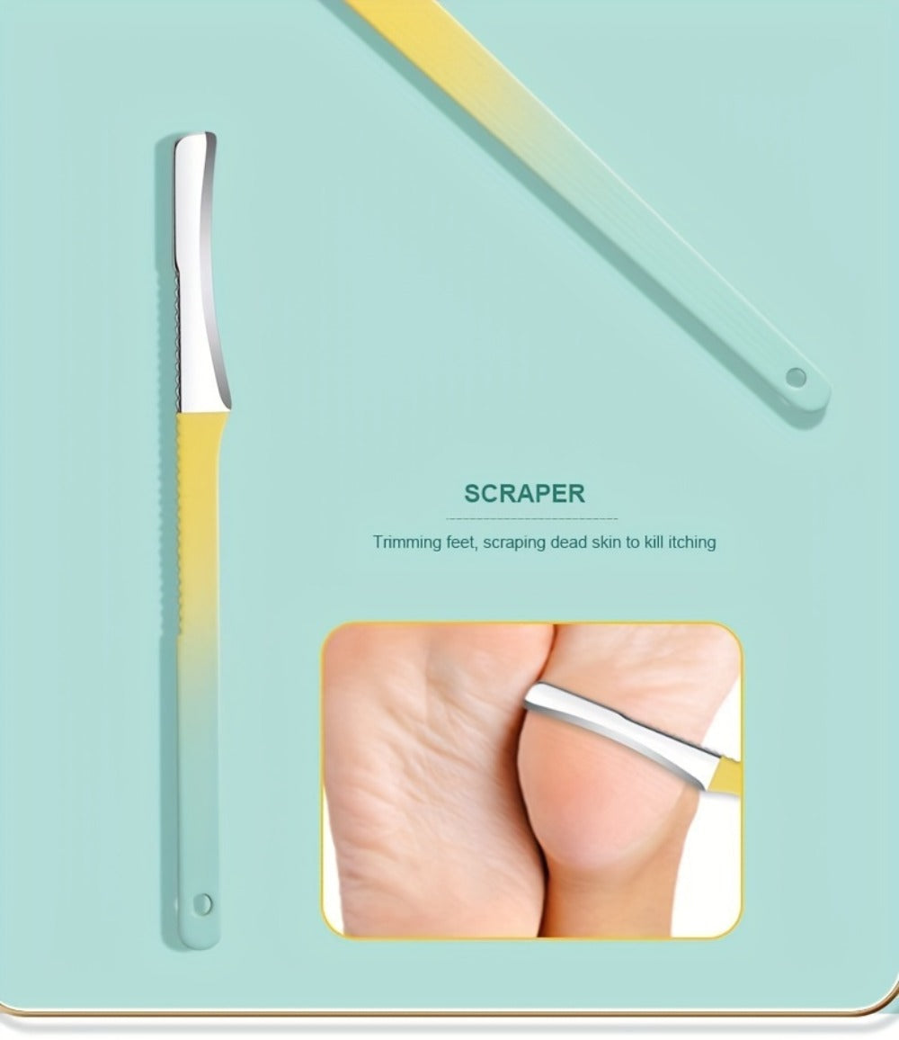 Eighteen-Piece Manicure and Pedicure Kit with Gradient Case, Clippers, Scissors, Files and Pushers — image 14