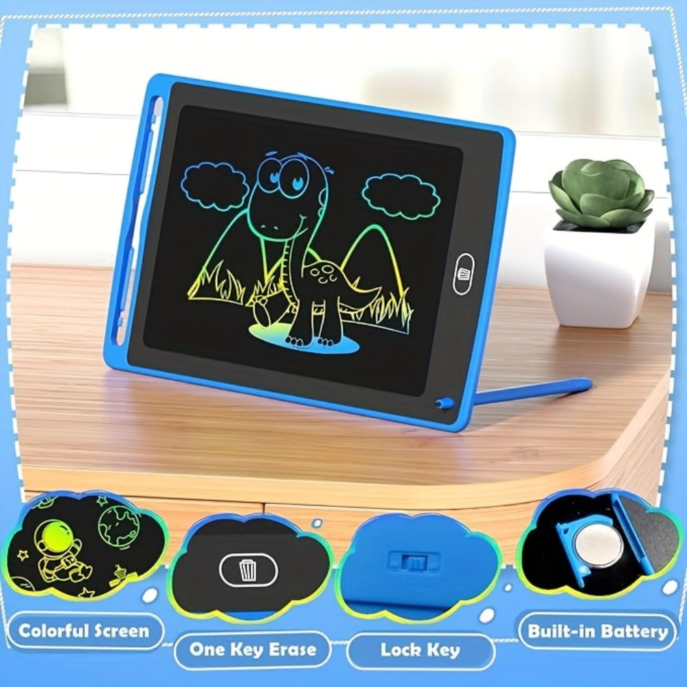 Two-Pack 10-Inch LCD Writing Tablets in Blue and Pink with Matching Styluses and Color-Line Screens — image 8