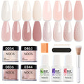Dip Powder Nail Kit with NOCIS Label, Four Nude Blush Shimmer Powders, Three 10ml Liquids and Four Tools — image 11
