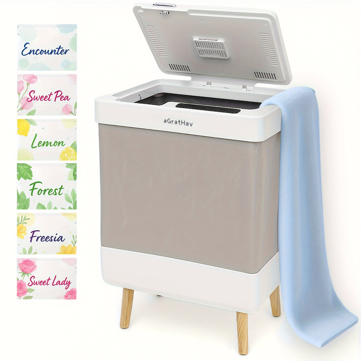 Electric Towel Warmer 35L Large Capacity Foldable Blanket Warmer with Timer & Drying Mode, Fast Heating — image 22