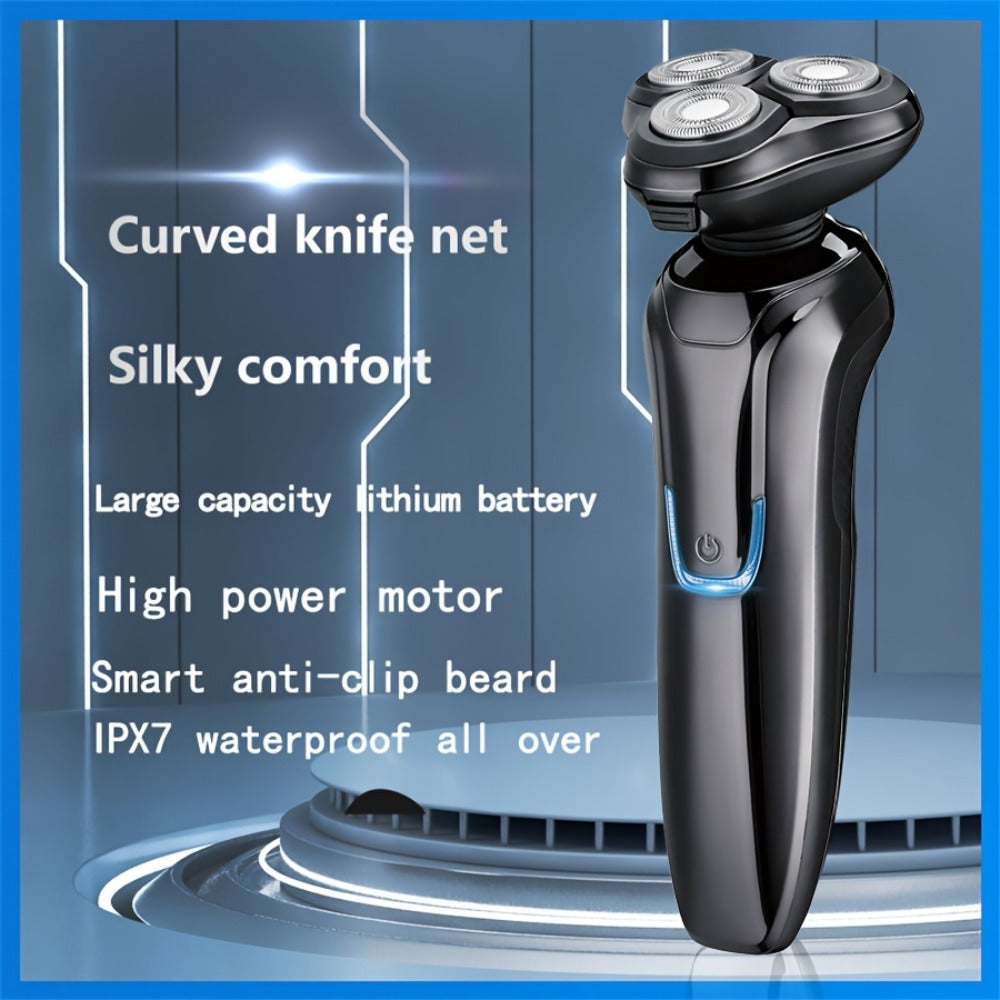 Electric Shaver 4D Floating Triple-Blade Razor with Wet/Dry Waterproof Use, LED Display and Type-C Charging — image 8