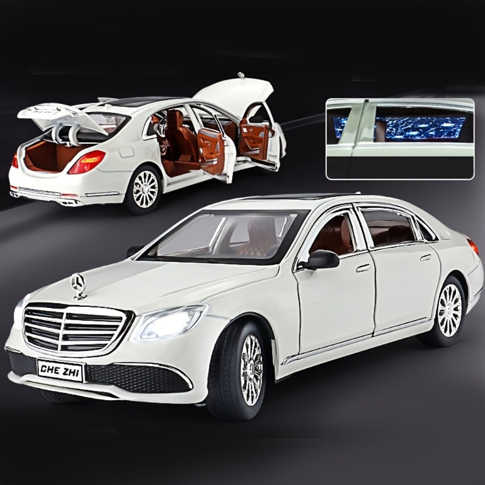 Mercedes-Benz E300 Diecast Car Model 1:24 Scale Zinc Alloy Static Replica, Openable Doors, Highly Detailed Collectible — imag