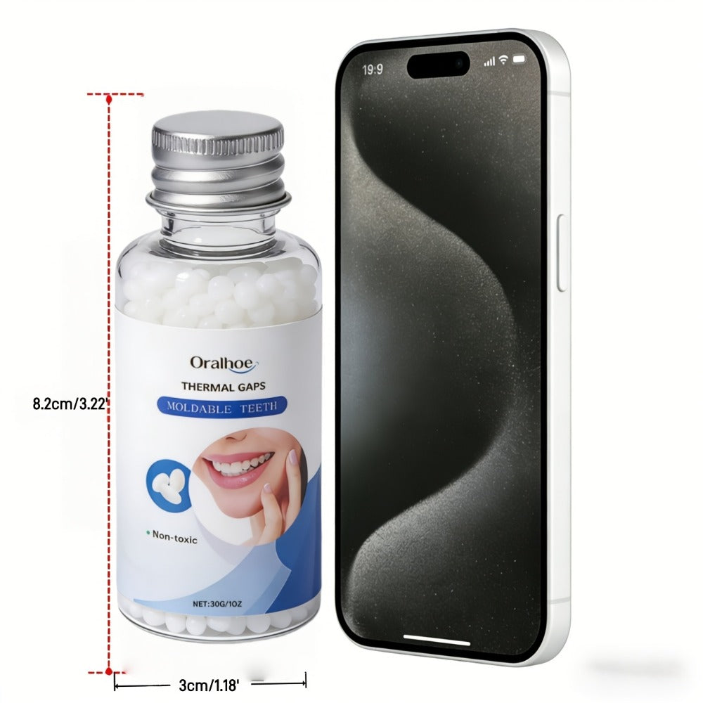 Temporary False Tooth Kit DIY Cosmetic Dental Moldable Thermoplastic Realistic Fit for Missing Broken — image 5
