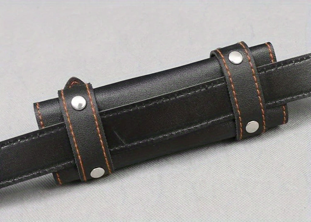 Sword Belt Holster with Dual Buckle Loops in Black or White for Katana-Style Costume Props — image 13