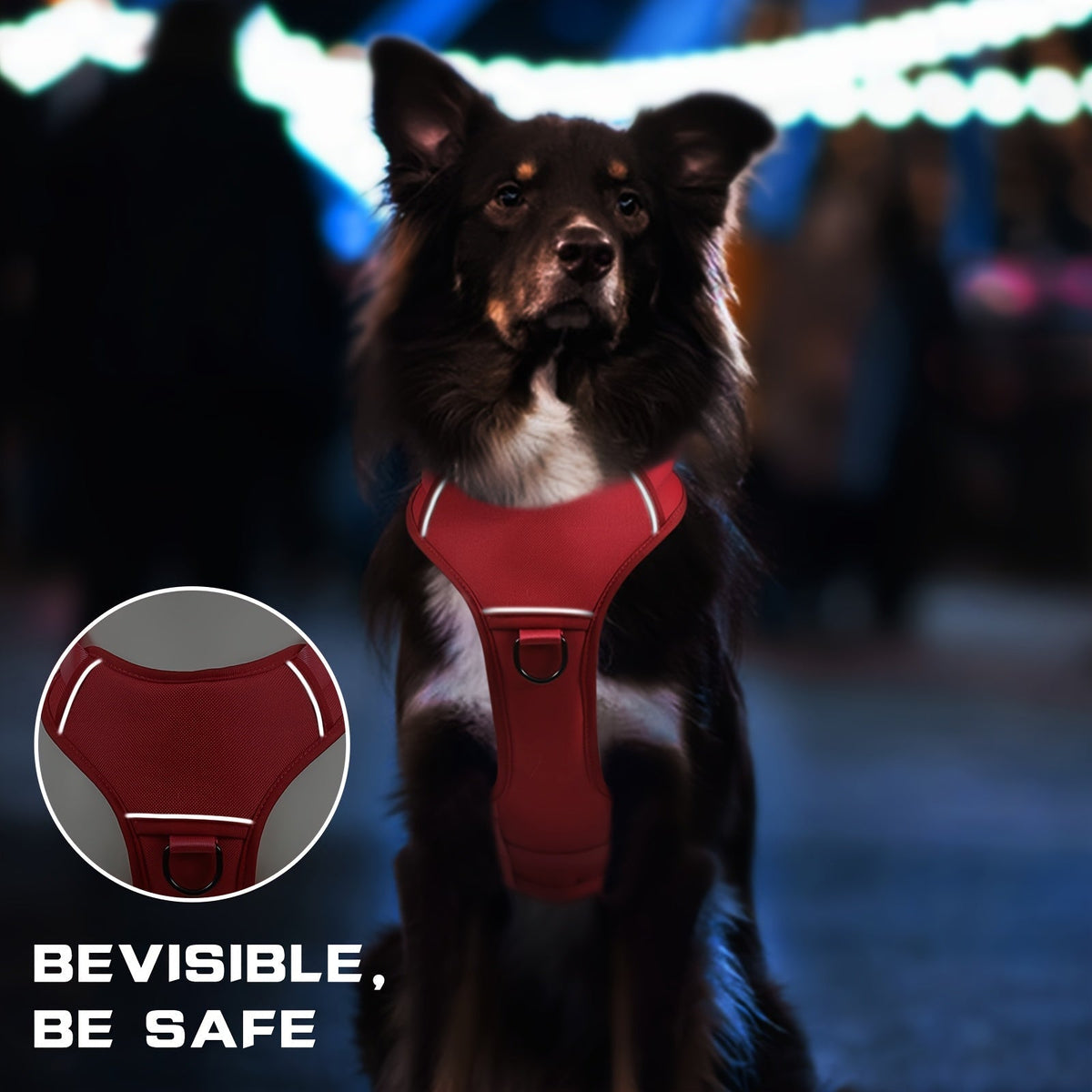 Full-Body Dog Vest Harness with Dual Top Handles in Six Colors and S, M, L or XL Sizes Pictured — image 4
