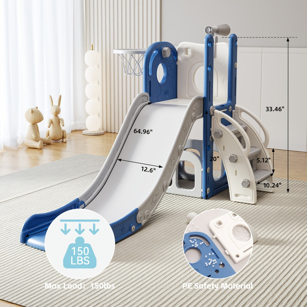 Toddler Slide & Climber Playset L-Shaped Indoor Outdoor Playground with the Listed Color, Size or Set Options for Everyday Us