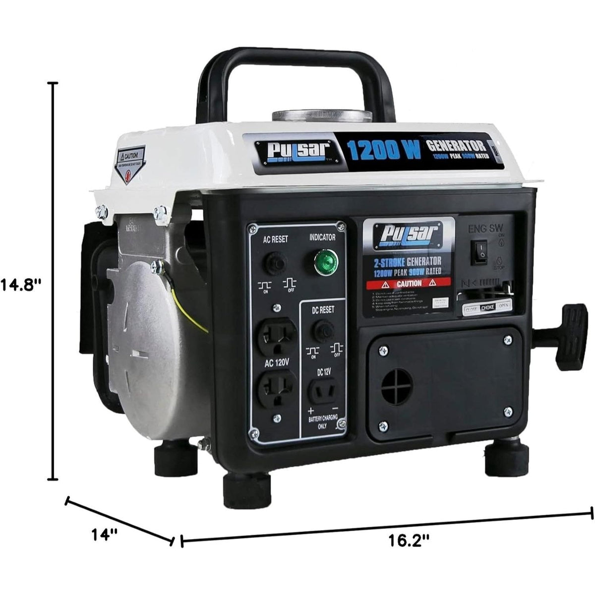 Portable Generator Gas Powered, Camping Emergency Tailgating Outdoor for Garden, Patio and Yard Use — image 6