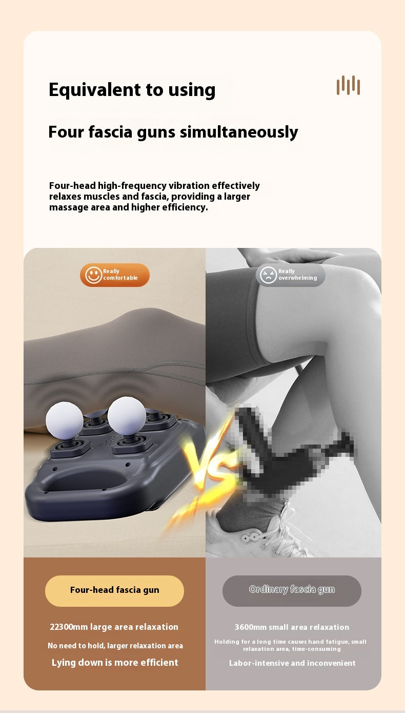 Rechargeable High-power Four-head Massager