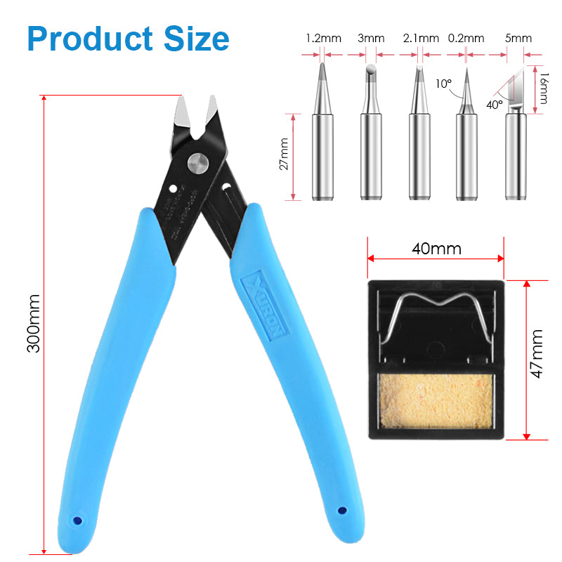 Digital Display Electric Soldering Iron High-power Precision Temperature Control Engraving Iron Set