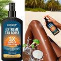 Black Pump Self-Tanning Spray 100ml with Coconut Oil and Avocado Extract Labeling for Body Application — image 14