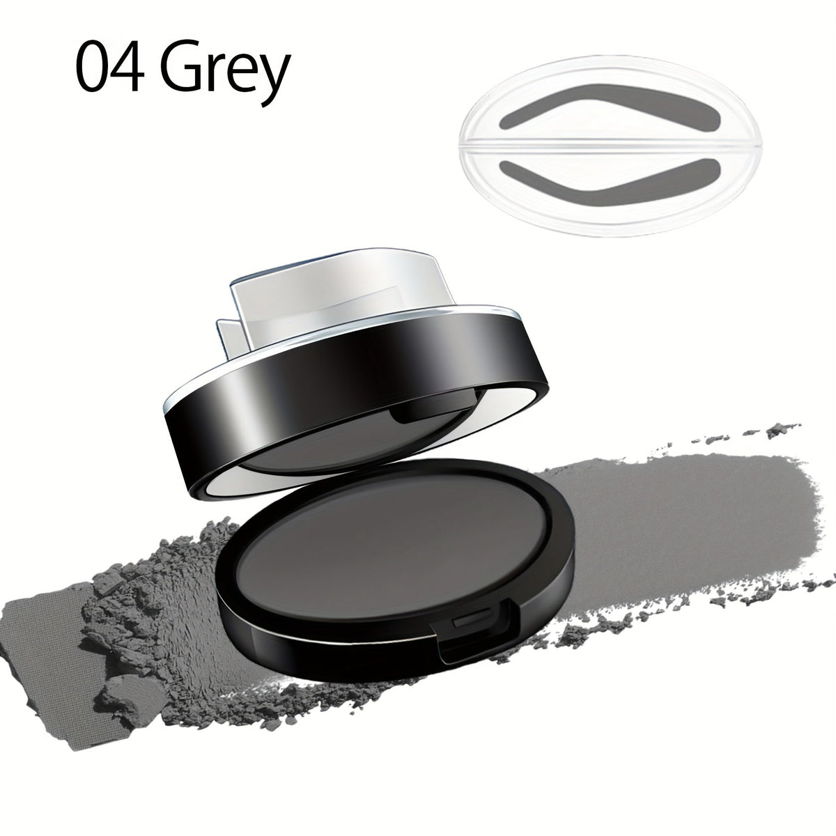 Waterproof Eyebrow Stamp Powder Kit Natural Arched Brow Shaping Long-Lasting Makeup for Women – Beginner Friendly Works on Dr