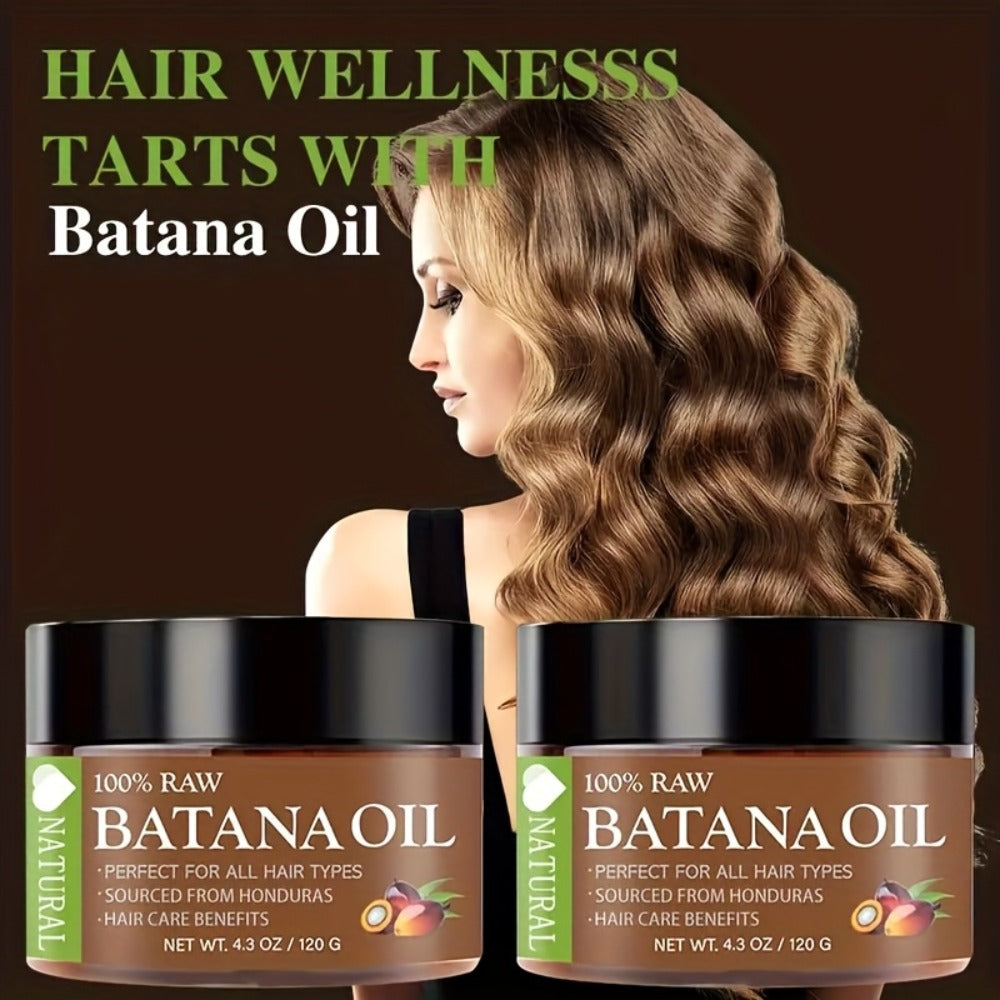 Hair Oil Batana Two-Jar Balm Set with Wide-Mouth Containers for Pre-Wash or Leave-In Hair Application — image 2