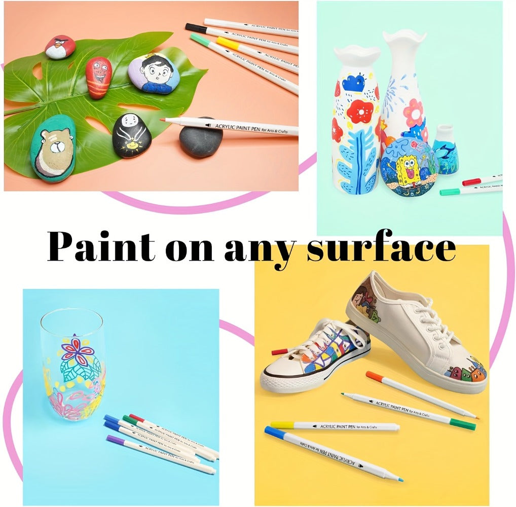Brush Tip Paint Pens 60 Colors with the Listed Color, Size or Set Options for Everyday Use — image 8