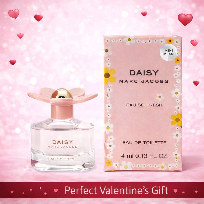 Marc Jacobs Daisy Eau So Fresh Mini EDT Spray for Women, Fresh Floral Fruity Scent, Travel Size 4ml 0.13 oz — image 5