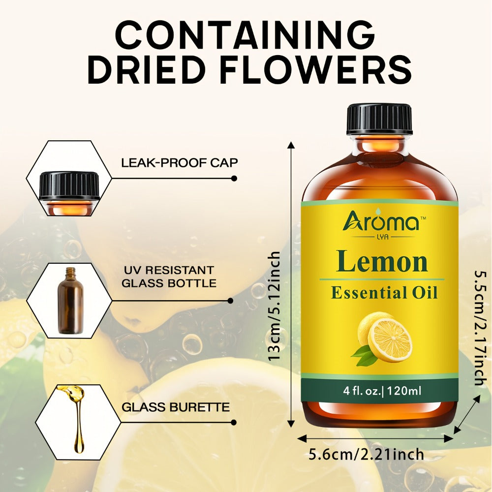 Essential Oil 115ml Multi-Scent Dropper Selection with Peppermint, Frankincense, Lemon, Rum or Cologne — image 6