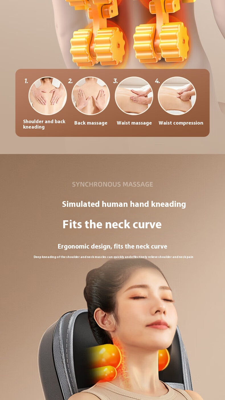 Massage Back Cushion Waist Neck Massager