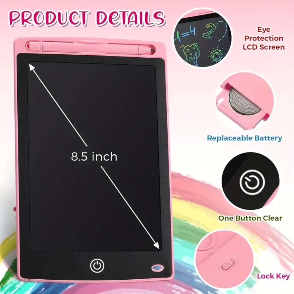 Four-Pack 8.5-Inch LCD Writing Tablets in Blue, Pink, Green and Red with Matching Styluses — image 2