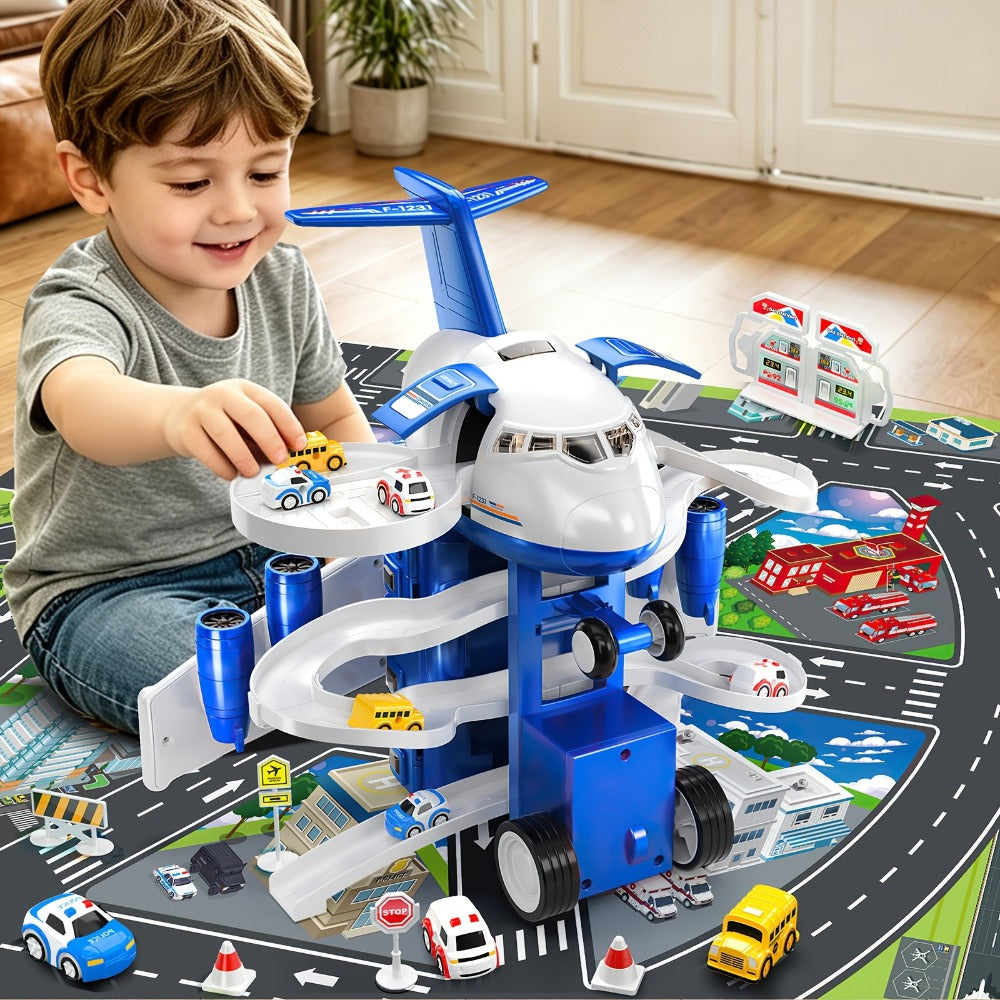 Kids Airplane Toy with LED Lights & Music with the Listed Color, Size or Set Options for Everyday Use — image 1