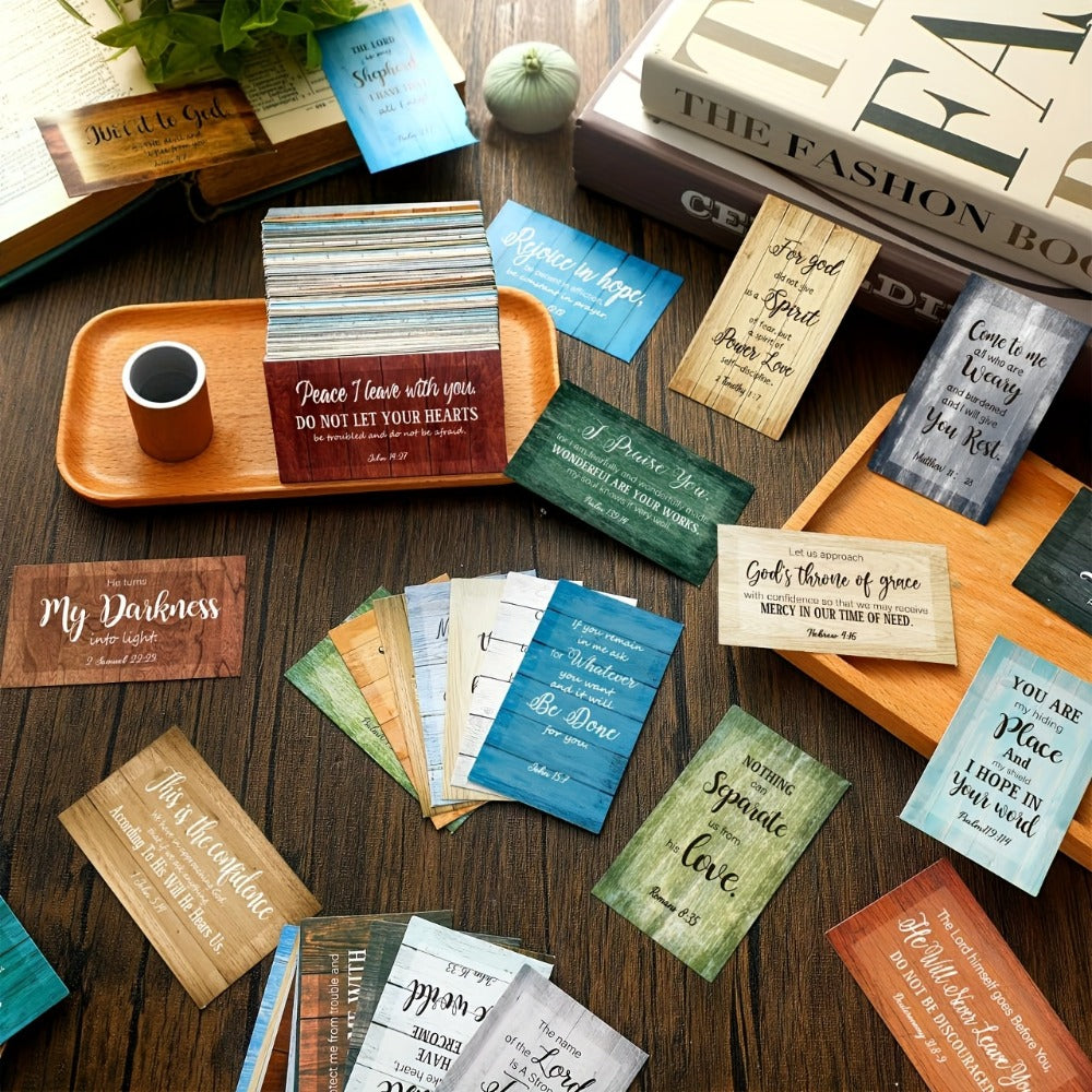 Bible Verse Cards 240 Pcs Bulk, Full Scripture Mini Prayer & Inspirational Quote Cards for Women Men Students — image 5