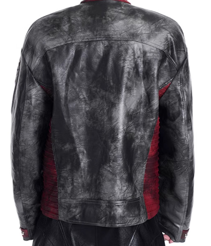 Niche Motorcycle Clothing Coat Men's Winter Leather Coat