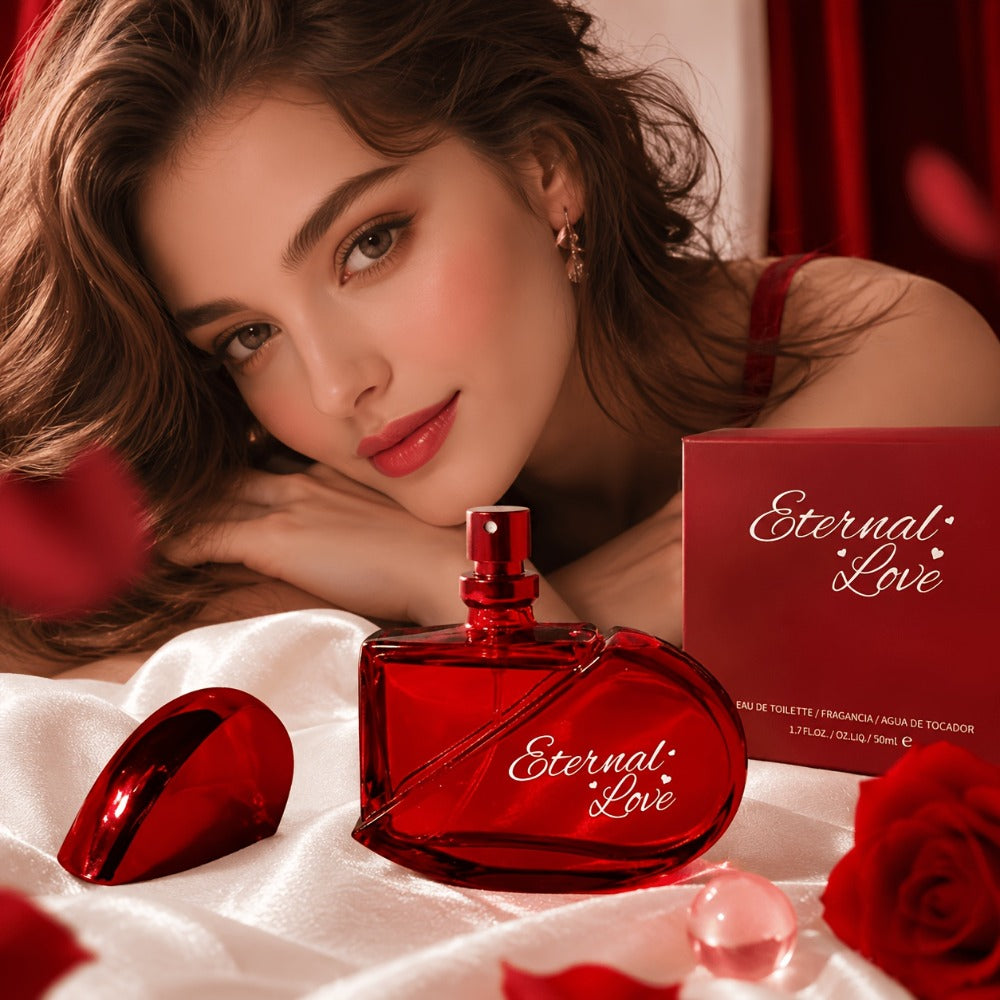 Perfume for Women Love Floral EDP in Sculptural Red Bottle with Fresh Romantic Scent Profile — image 3