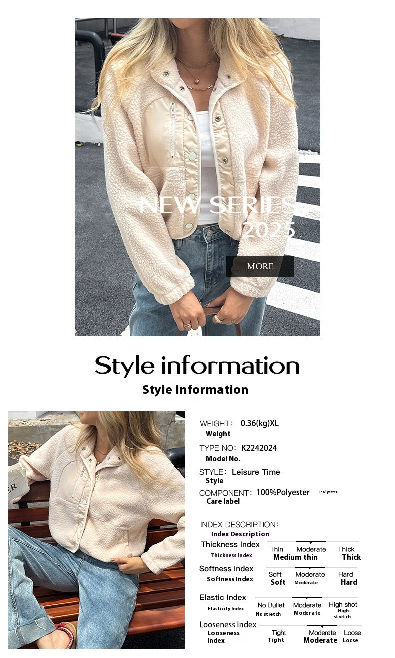 Y2g Hot Girl Style Long-sleeved Jacket Small Coat For Women