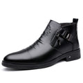 Trendy Retro Wide-fit Ankle Boots With Side Chains