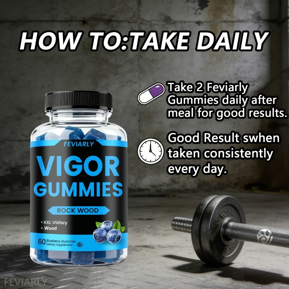 Dietary Supplement Gummies with Shilajit, Maca and Longjack in Blueberry Flavor, 60 Count for Daily Supplement Routines — ima