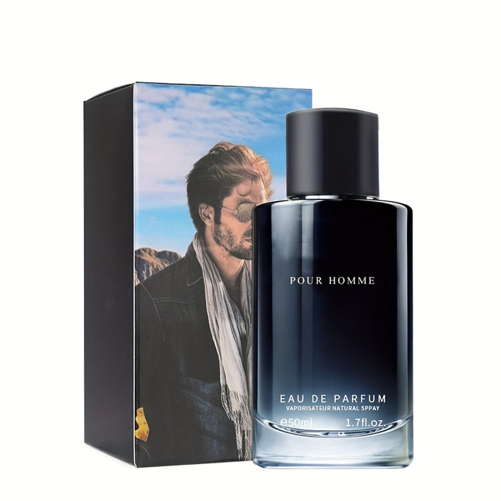 Fougere EDP for Men 2-Piece Set 50ml Pepper Lavender Cedarwood Long Lasting Paraben-Free Aromatic Masculine Eau de Parfum Dai